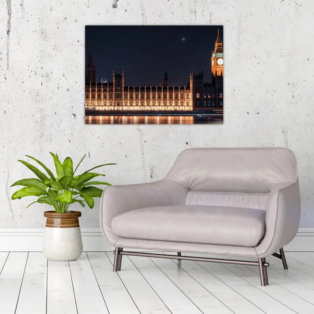 Obraz na szkle Big Bena w Londynie (70x50 cm)