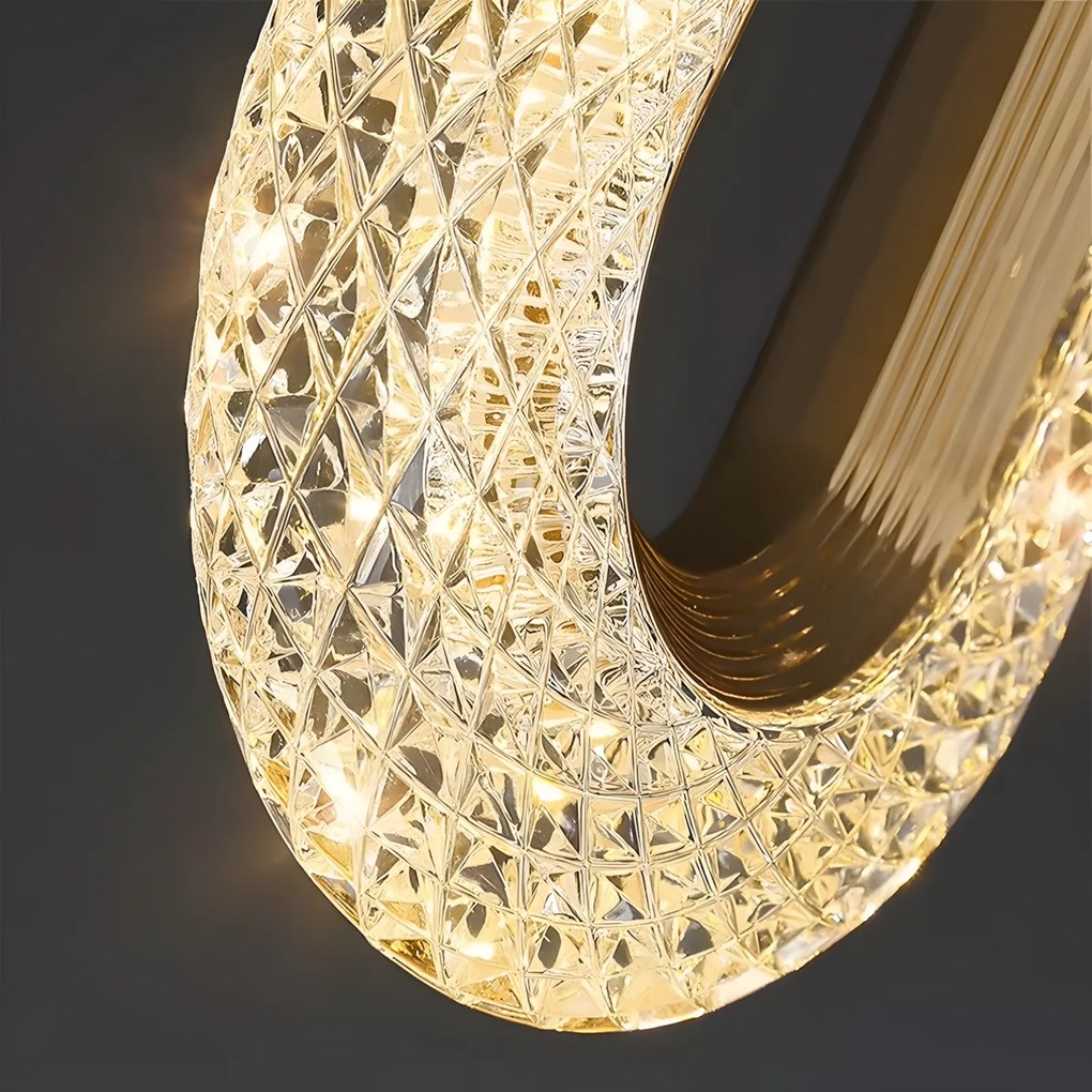 LAMPA SUFITOWA WISZĄCA LED G173-3CP ZŁOTA