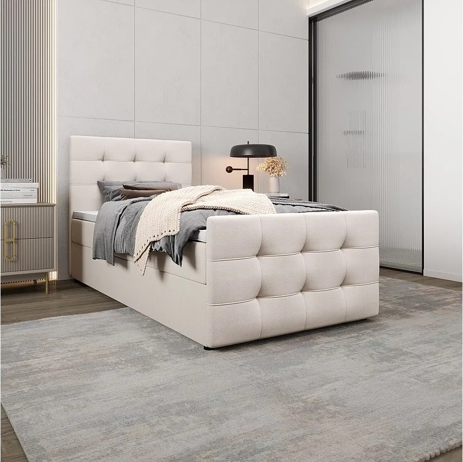 Łóżko kontynentalne MILANO 2 90x200 Cosmic 10