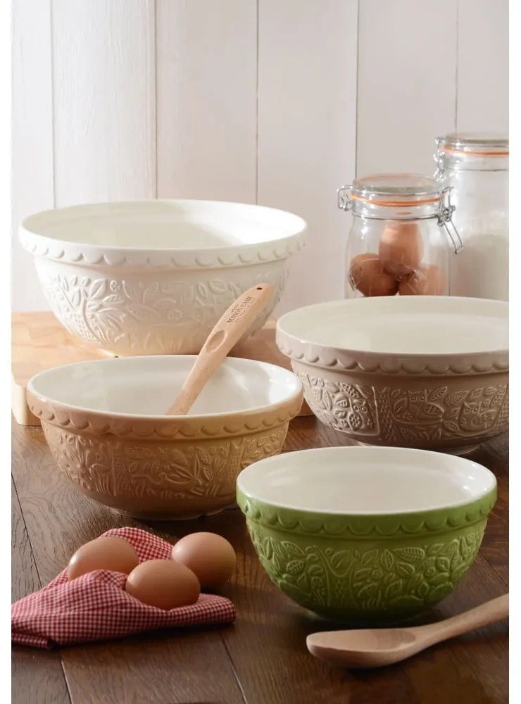 Białe/beżowe kamionkowe miski zestaw 4 szt. 200 ml Original Cane – Mason Cash