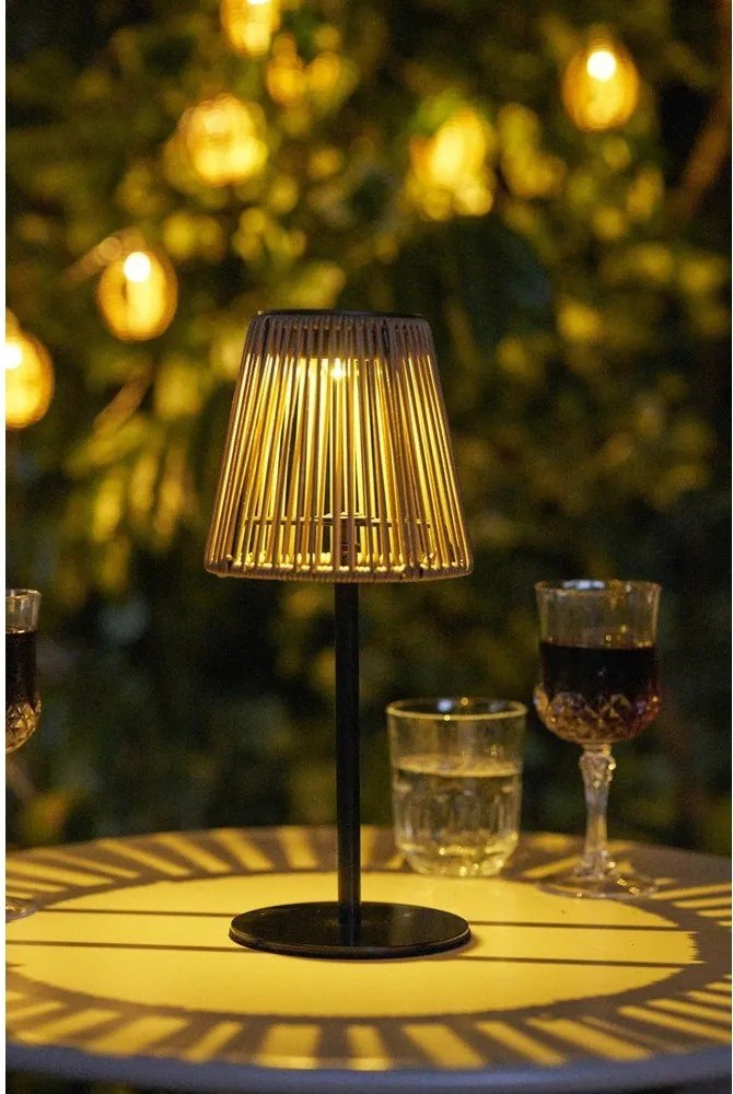 Lampa zewnętrzna stołowa LED solarna ø 14 cm Salford – House Nordic