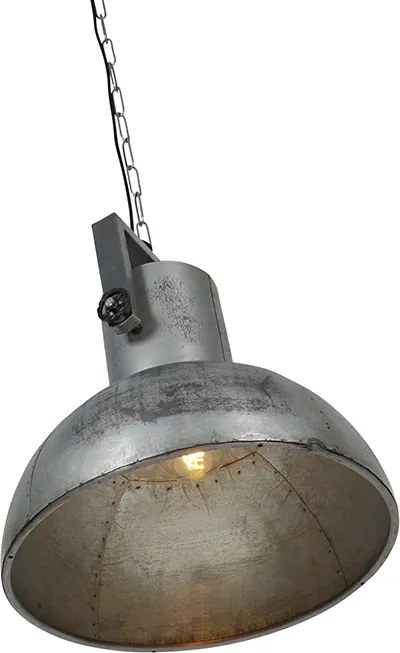 Industrialna lampa wisząca szara 40 cm - Samia Sabo