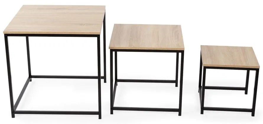 Stoliki zestaw 3 szt. 50x50 cm – Compactor
