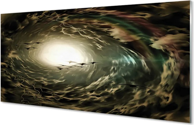 Panel nad Blat Kuchenny Ptaki Szybujące wśród Chmur