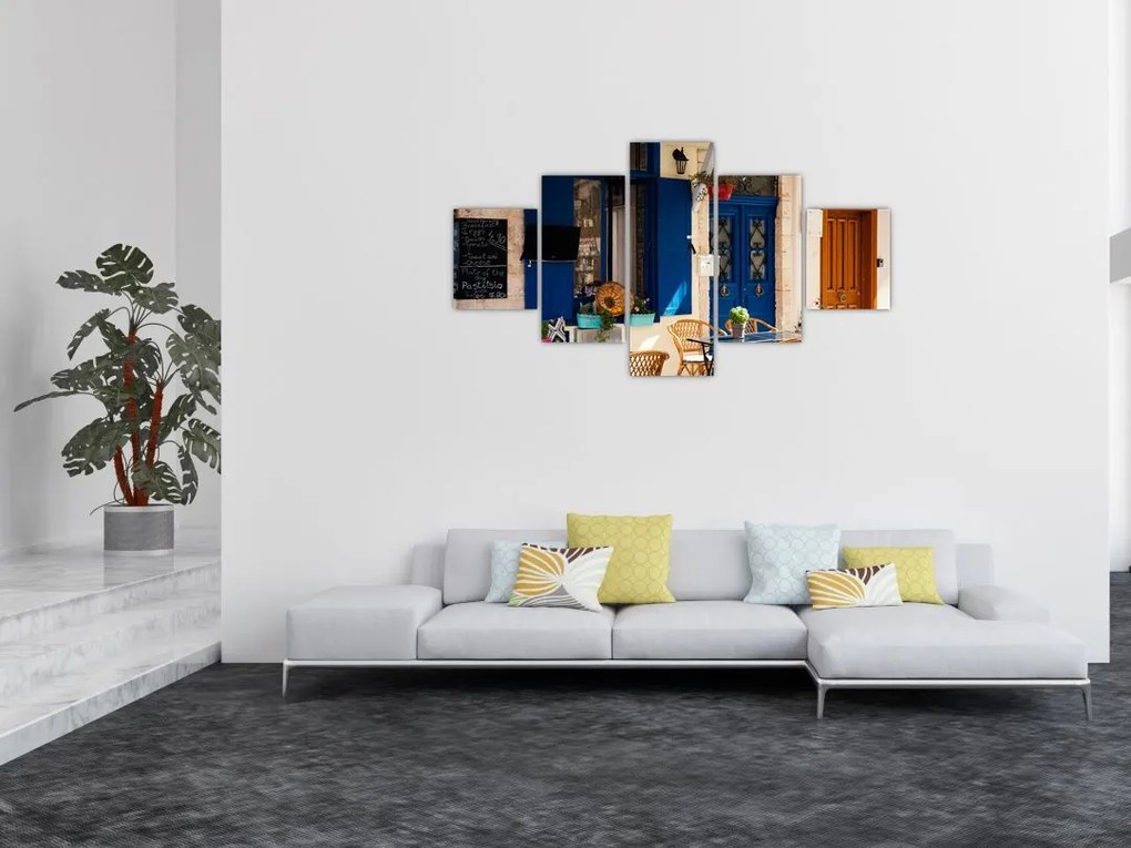 Obraz - Greckie posiedzenie (125x70 cm)