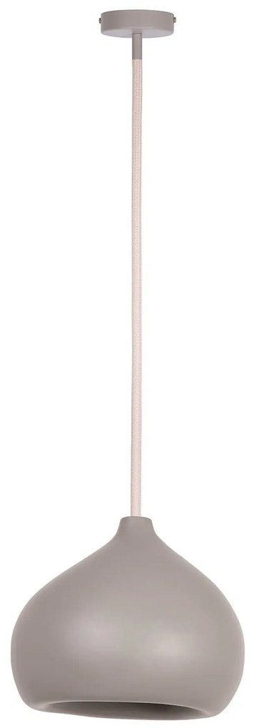 Lampa wisząca MAURO M 32cm, kolor taupe – lampa do jadalni w stylu Gaudiego