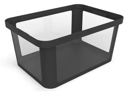 Czarna plastikowa pokrywa do pojemnika 57x39x3 cm Albris – Rotho