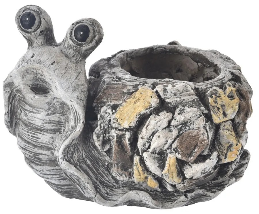 InDecor Ceramiczny doniczka ślimak Ebi, 30 x 23 x23 cm
