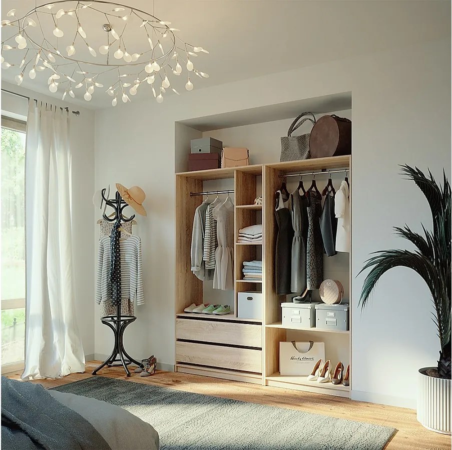 Szafa sonoma 180x50x200 elmo