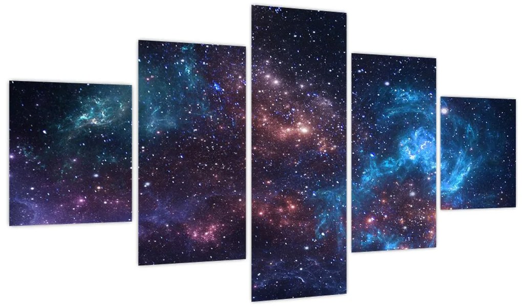 Obraz - Nocne niebo (125x70 cm)