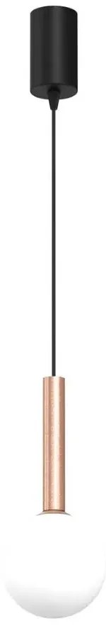 Loftowa lampa wisząca z różowym złotem - K567- A9-R86