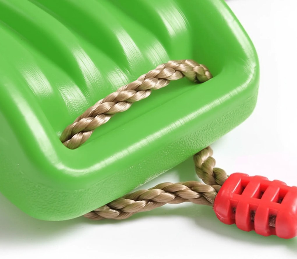 Huśtawka ogrodowa dla dzieci plastikowa ZOYA zielona