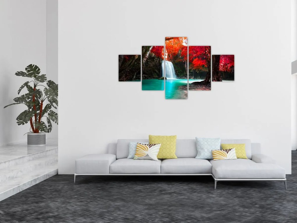 Obraz - Wodospad (125x70 cm)