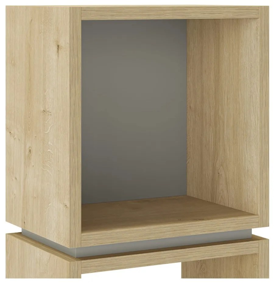 Zielony regał w dekorze dębu 32x99,5 cm Lofty – Marckeric