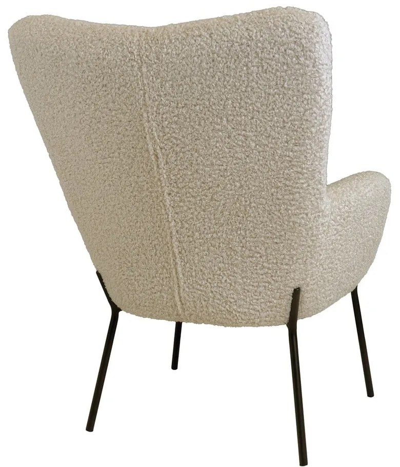 Beżowy fotel z imitacji futra Glasgow – Bonami Essentials