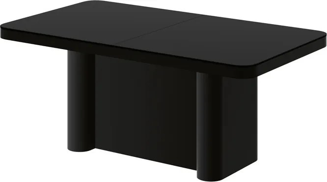 Stół Portofino czarny połysk Hubertus rozkładany do 412 cm