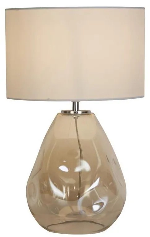 Searchlight EU65420CP - Lampa stołowa DEVON 1xE27/60W/230V szara/przydymiona