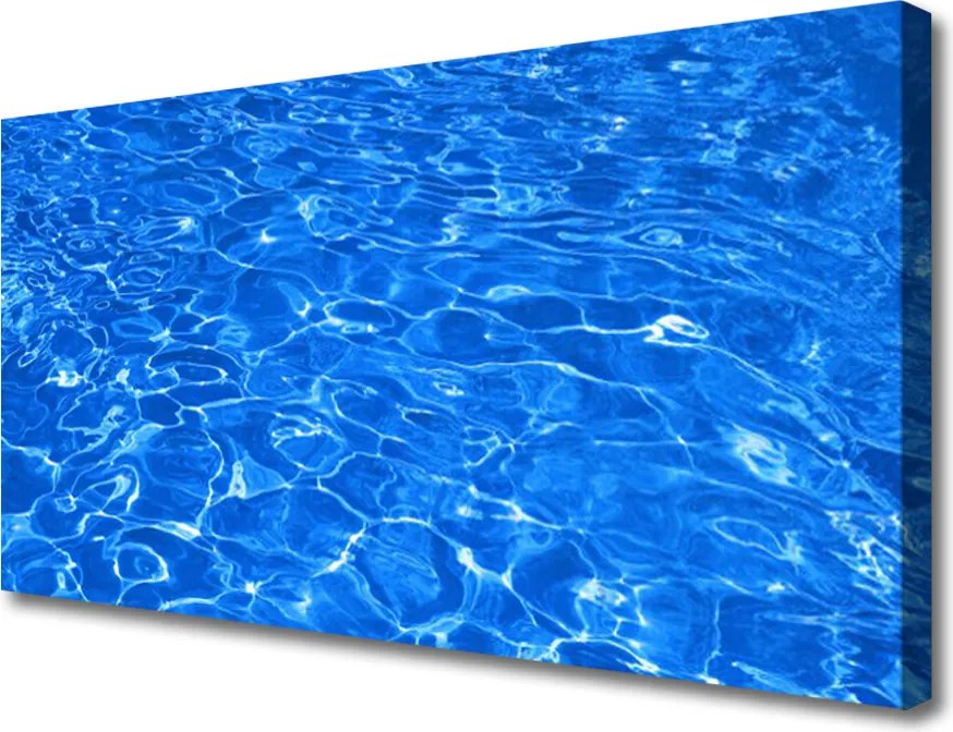 Obraz drukowany na płótnie Dynamiczna Ekspresja Wody