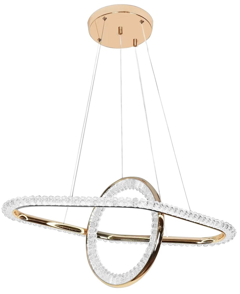 LAMPA WISZĄCA LED G034-CP ZŁOTA