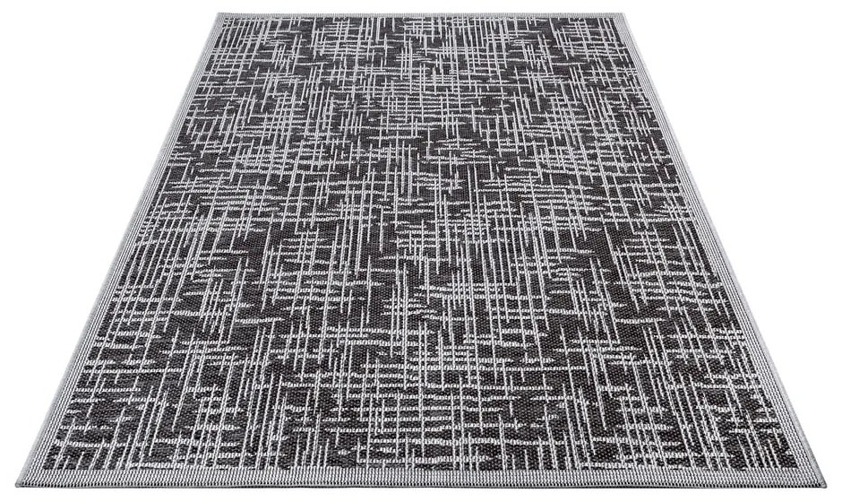 Ciemnoszary dywan odpowiedni na zewnątrz 155x235 cm Clyde Telu – Hanse Home