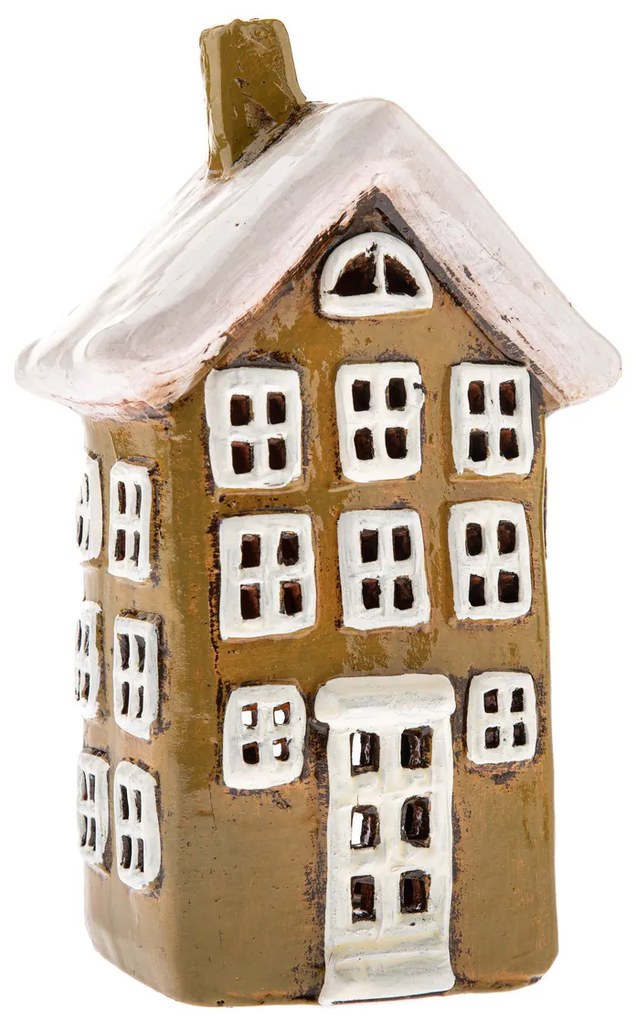 Świecznik ceramiczny Domek, 20 cm, 20 CM