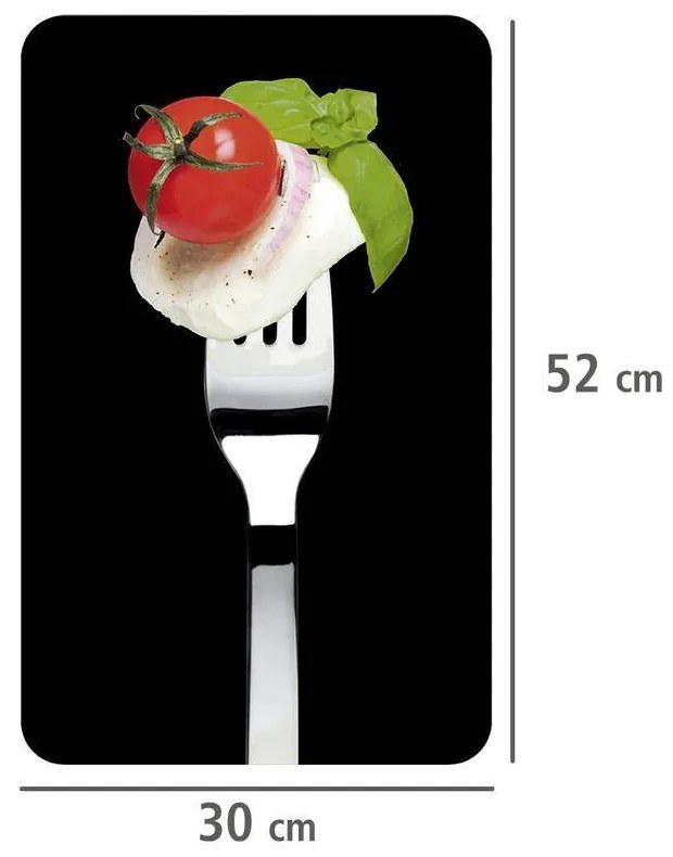 Szklane płyty ochronne CAPRESE na kuchenkę – 2 sztuki, WENKO