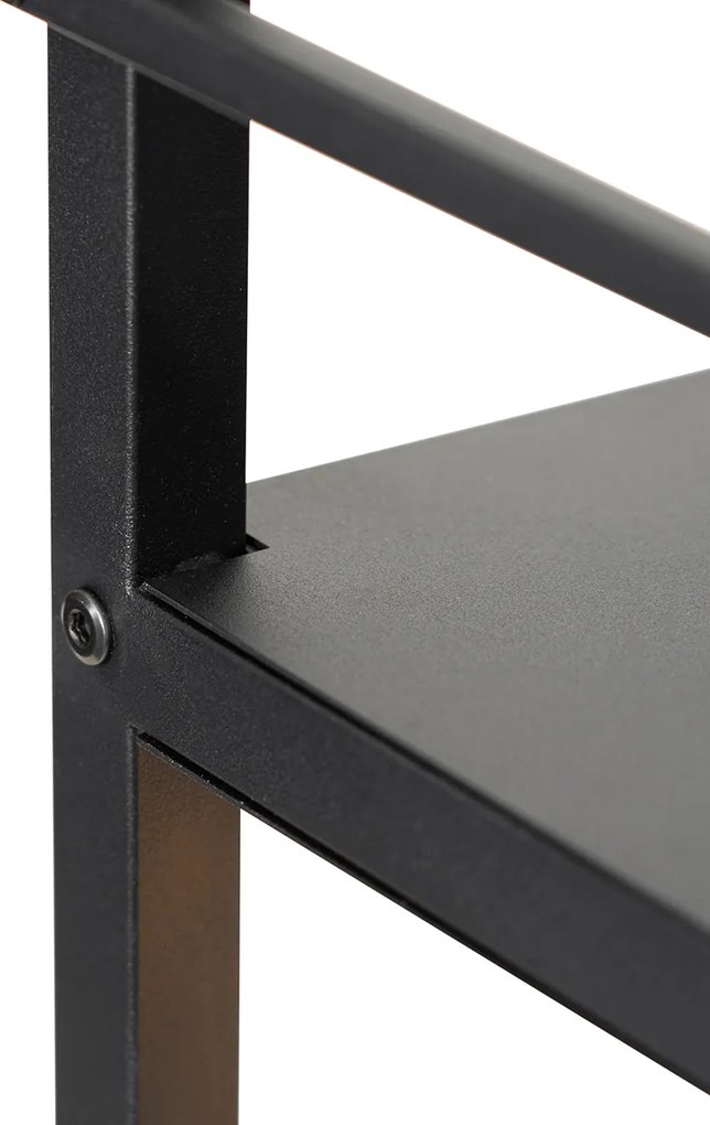 Inteligentna lampa podłogowa industrialna czarna w tym Wifi G95 - Cage Rack