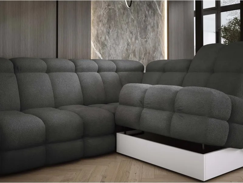 Narożnik TOLLO XL Prawostronny Elektryczna regulacja Tkanina ANTHOLOGY 18 WERSAL