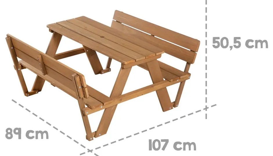Zestaw ogrodowy dla dzieci Picnic – Roba