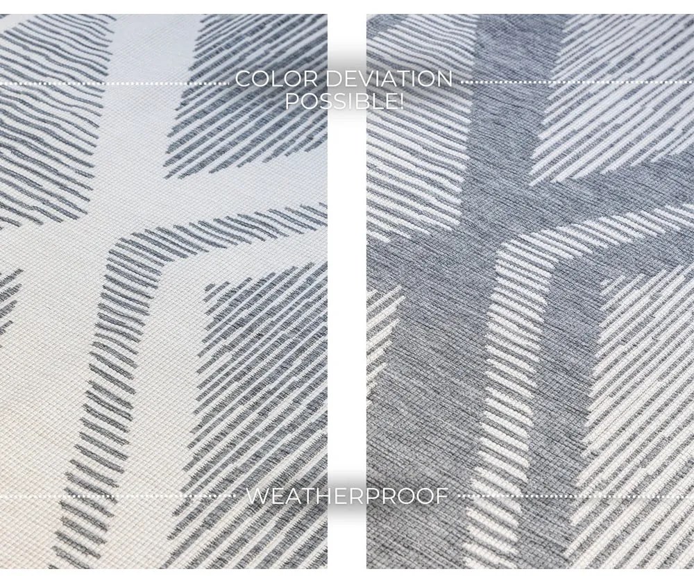 Szaro-kremowy dywan odpowiedni na zewnątrz 200x290 cm Gemini – Elle Decoration