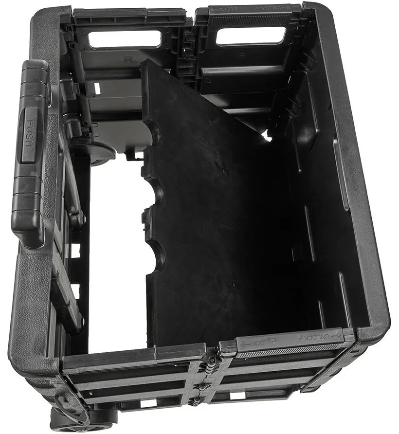 Keeeper Składany wózek na zakupy Olli 45 l Czarny, 45 l