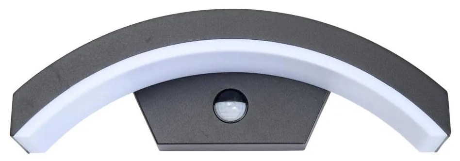 Brilagi - LED zewnętrzna lampa ścienna z czujnikiem ARCELO LED/8W/230V IP54