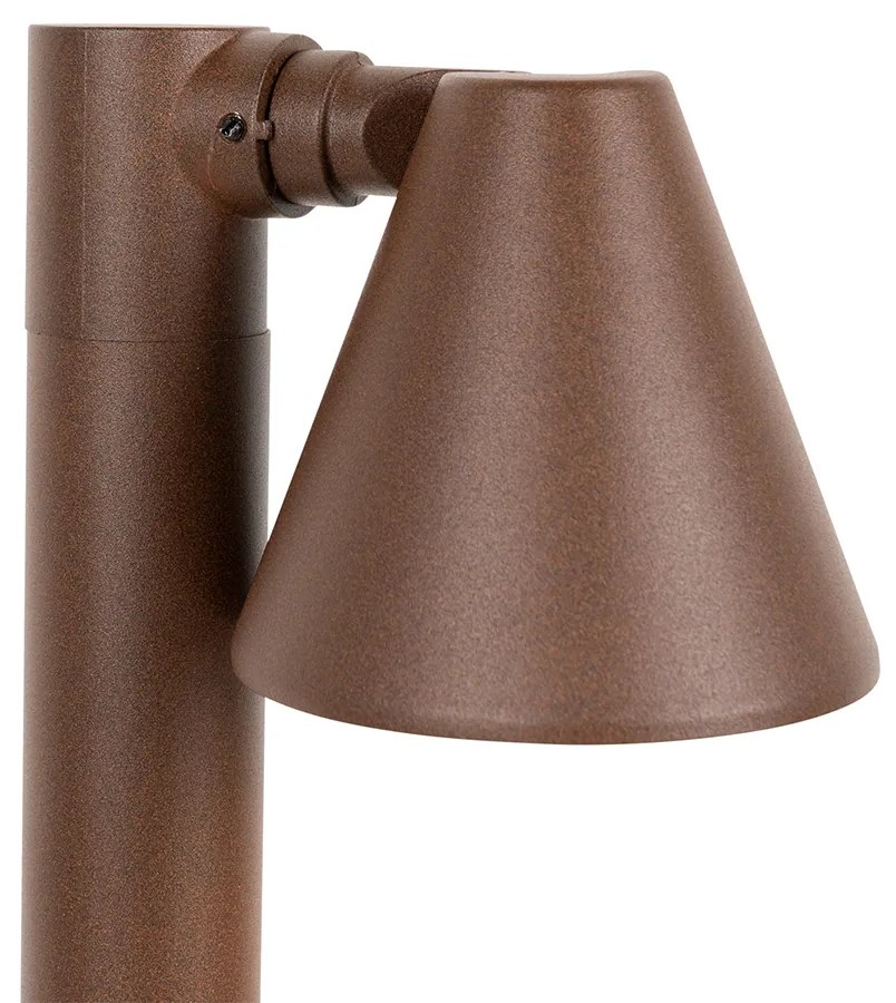 Zewnetrzna Nowoczesny klosz ogrodowy brązowo-rdzawy 60 cm IP44 regulowany - Ciara Nowoczesny Oswietlenie zewnetrzne