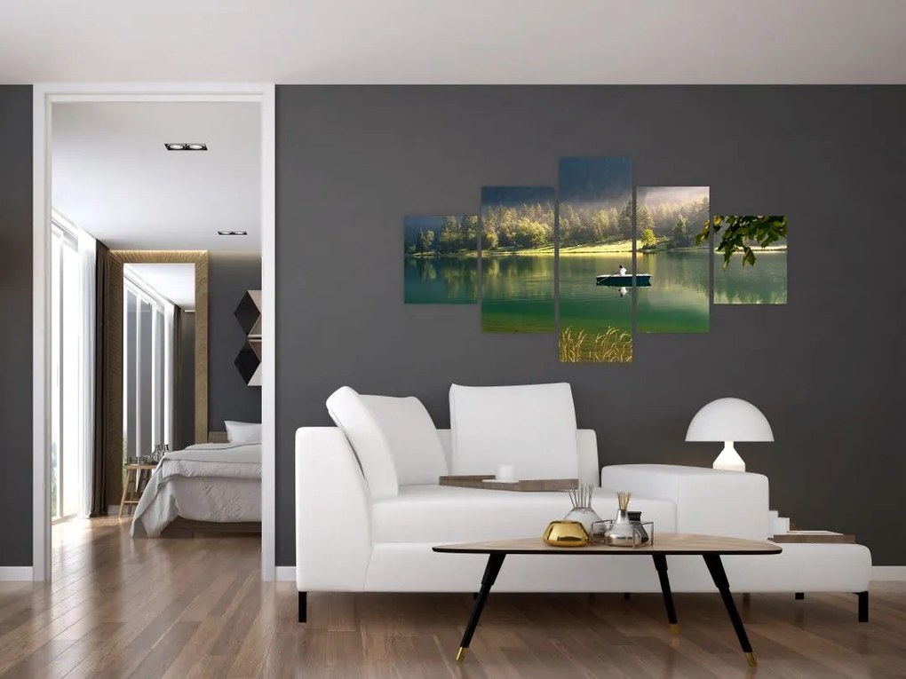 Obraz jeziora (125x70 cm)