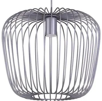 Szara loftowa lampa wisząca młodzieżowa - 5X S547 W2-E77