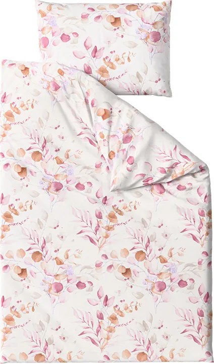 PrzytulneMieszkanie.pl PrzytulneMieszkanie.pl Pościel z mikrofibry FLORANY białe Rozmiar pościeli: 2 szt 70 x 90 cm | 200 x 220 cm