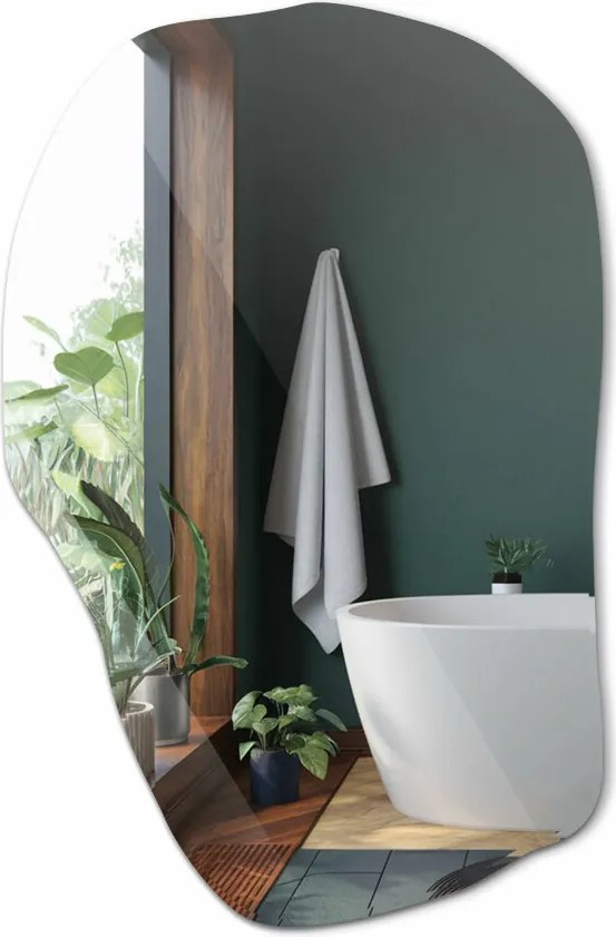 Nieregularne lustro stylowy dodatek