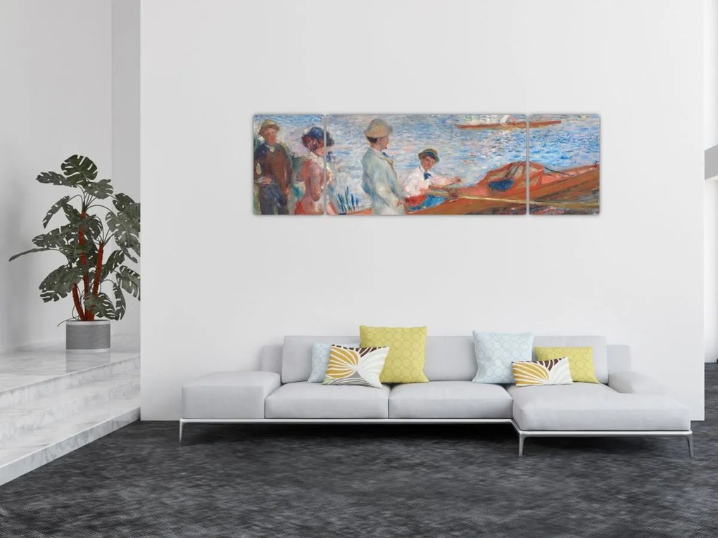 Obraz - Auguste Renoir, Oarsmen at Chatou, reprodukcje (170x50 cm)