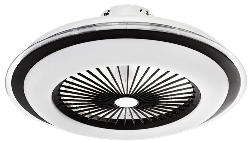 Lampowentylator ZEPHYR BLACK 48W LED+ PILOT