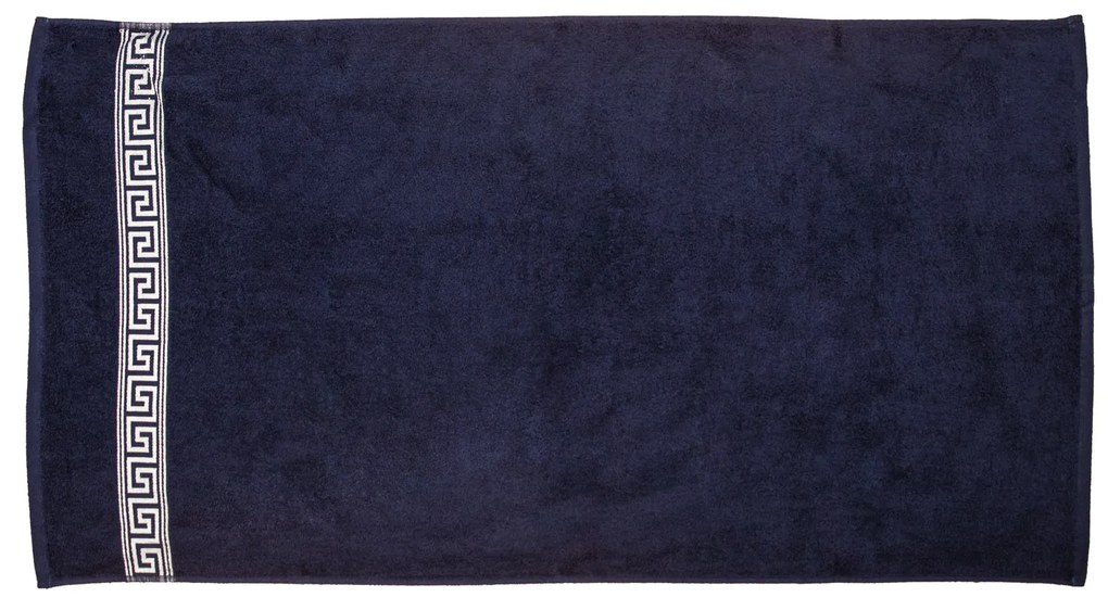 Ręcznik GREEK 50 x 90 cm ciemnoniebieski, 100% bawełna