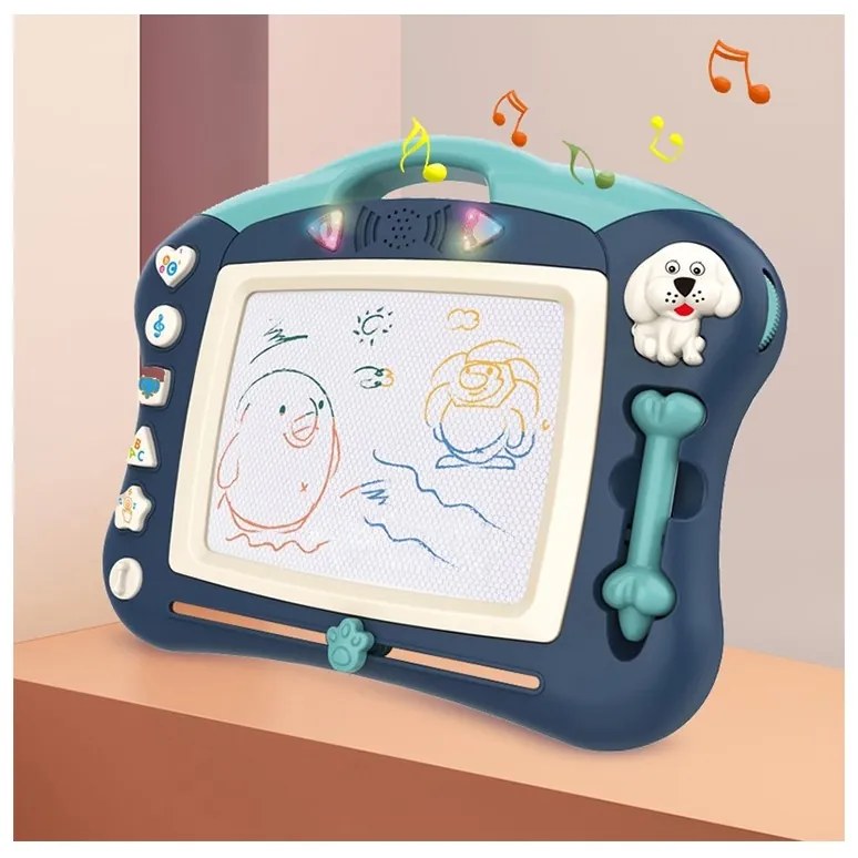 Woopie znikopis interaktywna tablica magnetyczna tablet graficzny muzyka swiatło niebieski