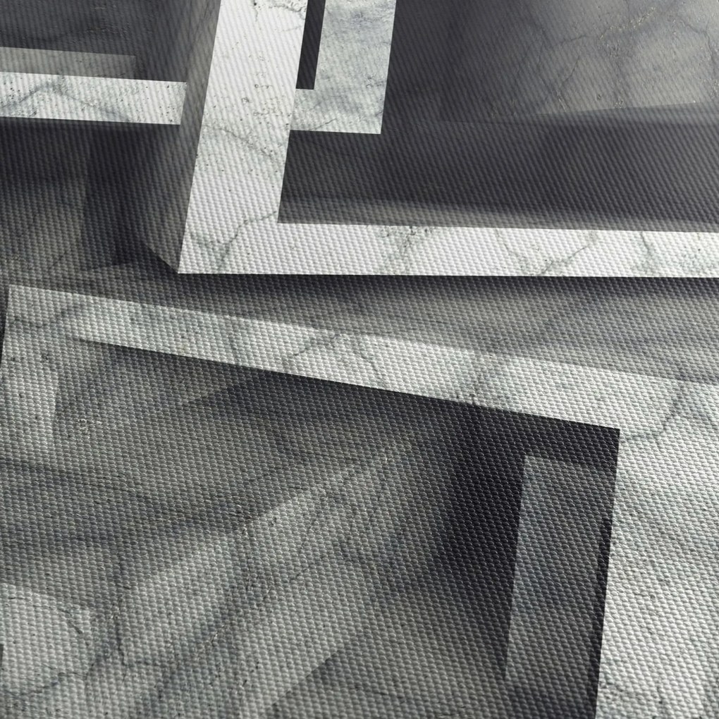 Abstrakcyjny obraz kostek (170x50 cm)