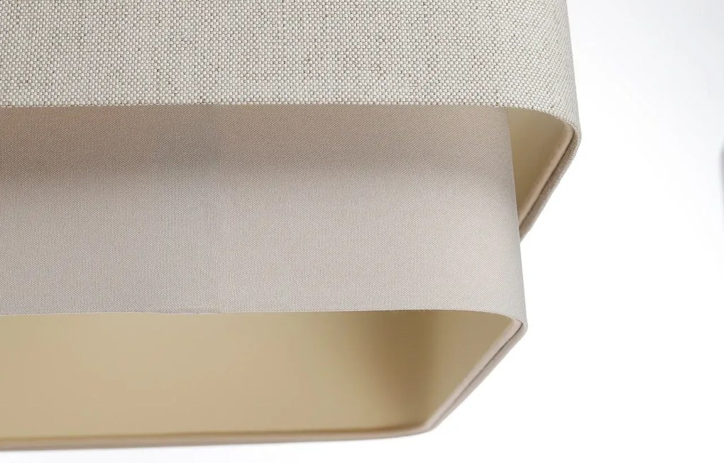 Lampa wisząca KWADRO DUO 002 51x47cm kremowa BPS KONCEPT