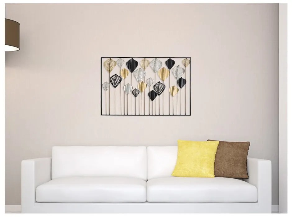 Żelazna dekoracja ścienna Mauro Ferretti Lex, 120x78,5 cm