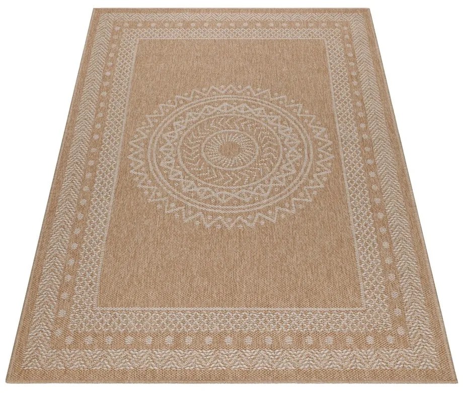 Chodnik odpowiedni na zewnątrz w naturalnym kolorze 80x250 cm Dhaka – Ayyildiz Carpets