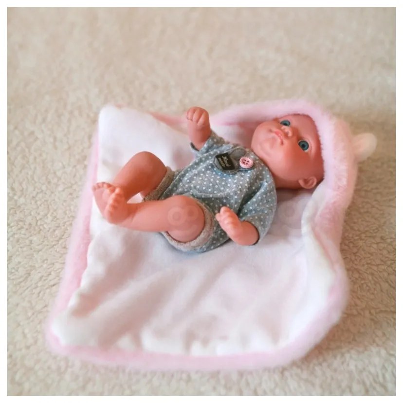 Woopie royal pierwsza lalka bobas z kocykiem króliczkiem 23 cm