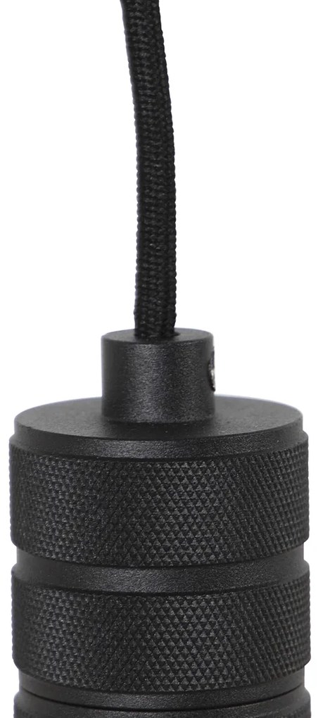 Lampa wisząca czarna z wtyczką w komplecie, w tym PS160 złota, ściemnialna - CavaluxDesignerski Oswietlenie wewnetrzne