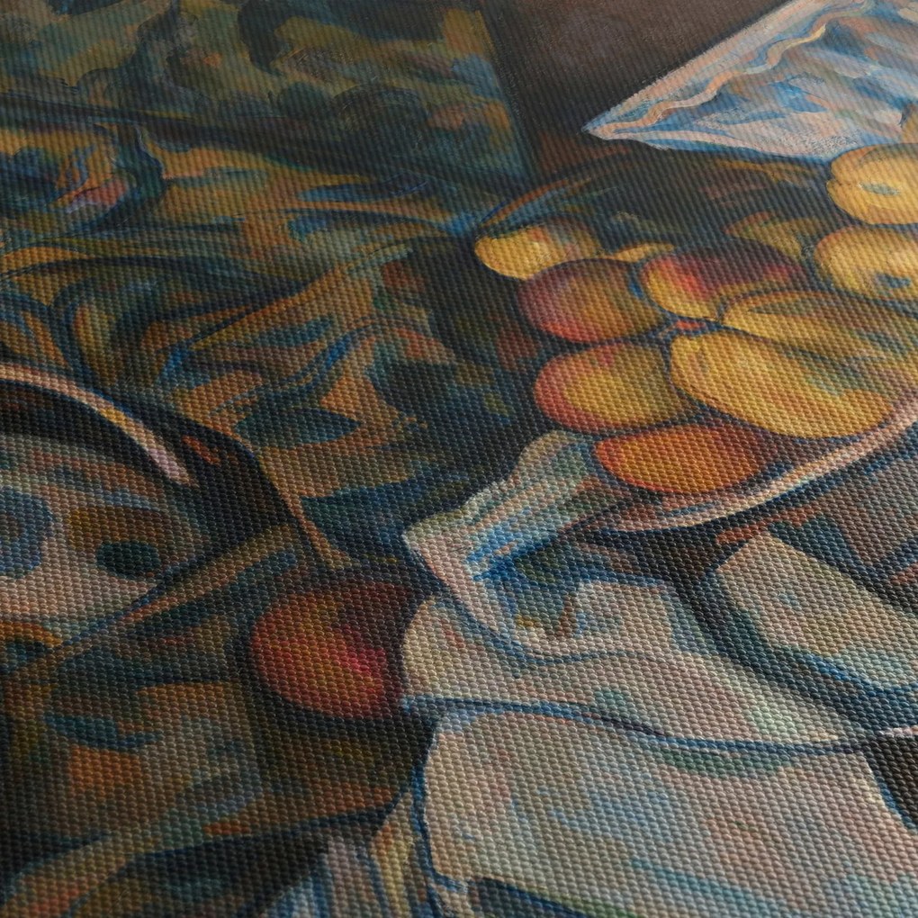 Obraz - Paul Cézanne, Still Life with Apples and Peaches, reprodukcje (125x70 cm)