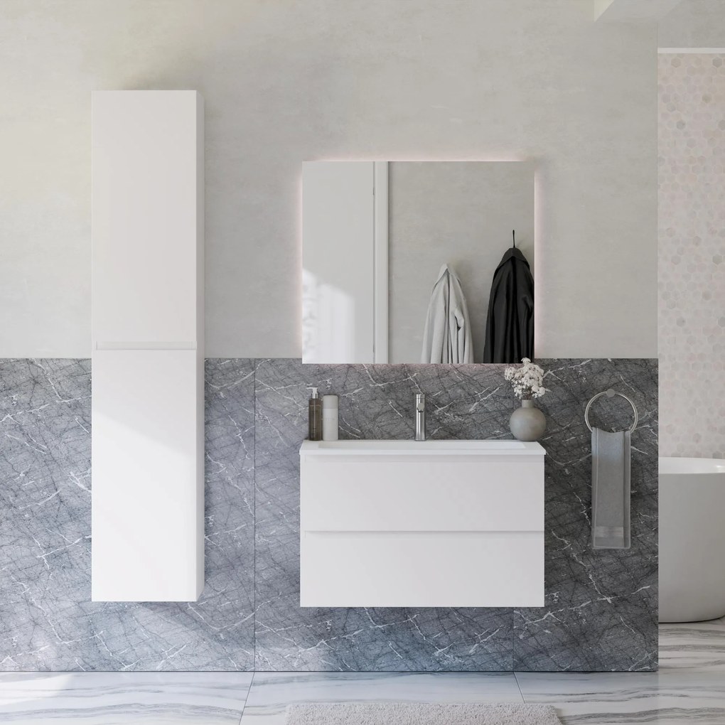 Badmöbel Set AVA 80 cm mit Waschbecken
