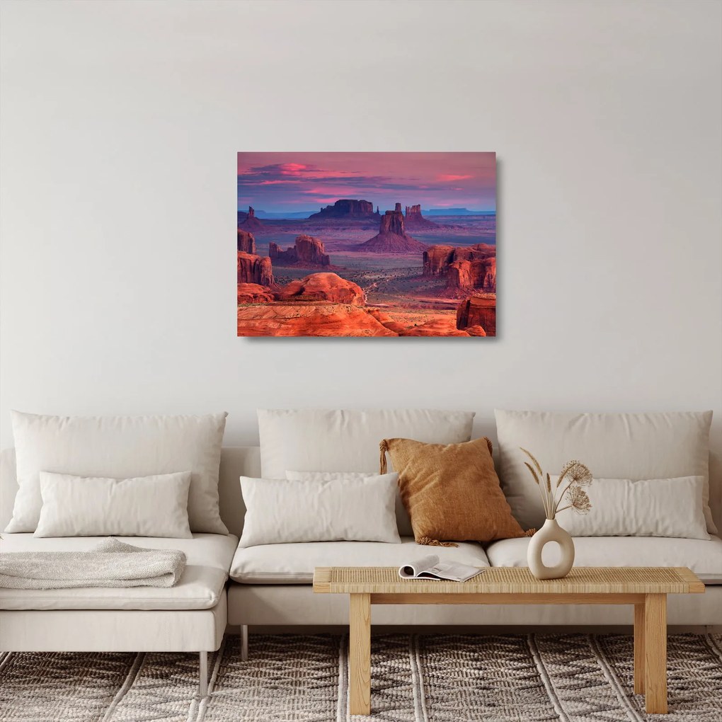 Obraz na szkle - Hunts Mesa (70x50 cm)